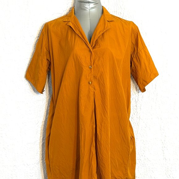 Loro Piana Cotton Shirt Dress with Pockets